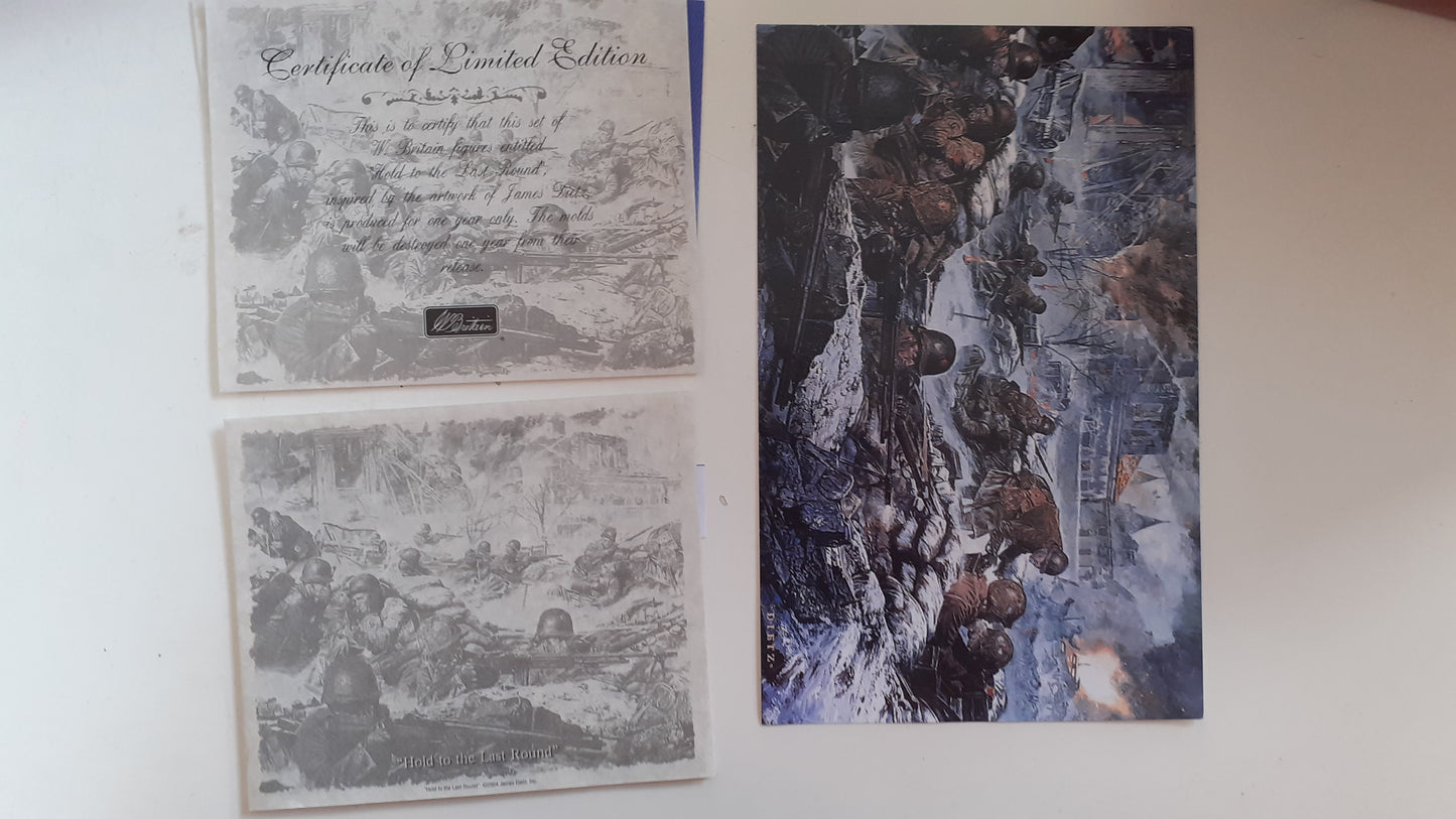 BRITAINS 17499 ww2 hold to last round dietz battle of bulge 2004 1:32 boxed wdb