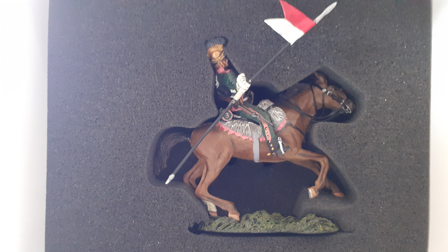 Britains 36059 Napoleonic french 3rd lancers trooper waterloo 2009 1:32 metal