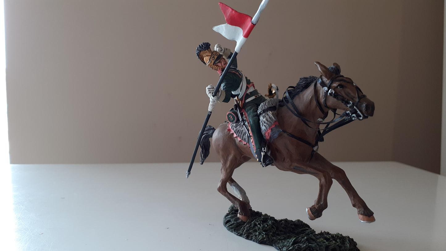 Britains 36059 Napoleonic french 3rd lancers trooper waterloo 2009 1:32 metal