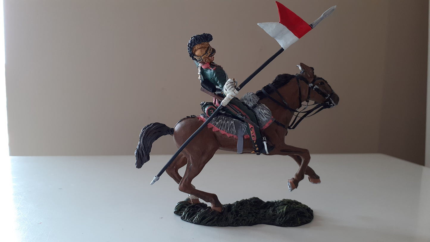 Britains 36059 Napoleonic french 3rd lancers trooper waterloo 2009 1:32 metal