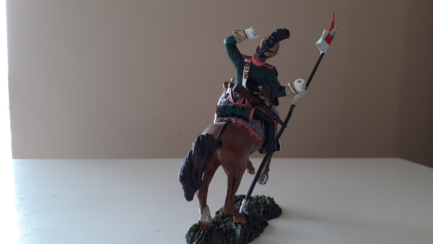 Britains 36059 Napoleonic french 3rd lancers trooper waterloo 2009 1:32 metal