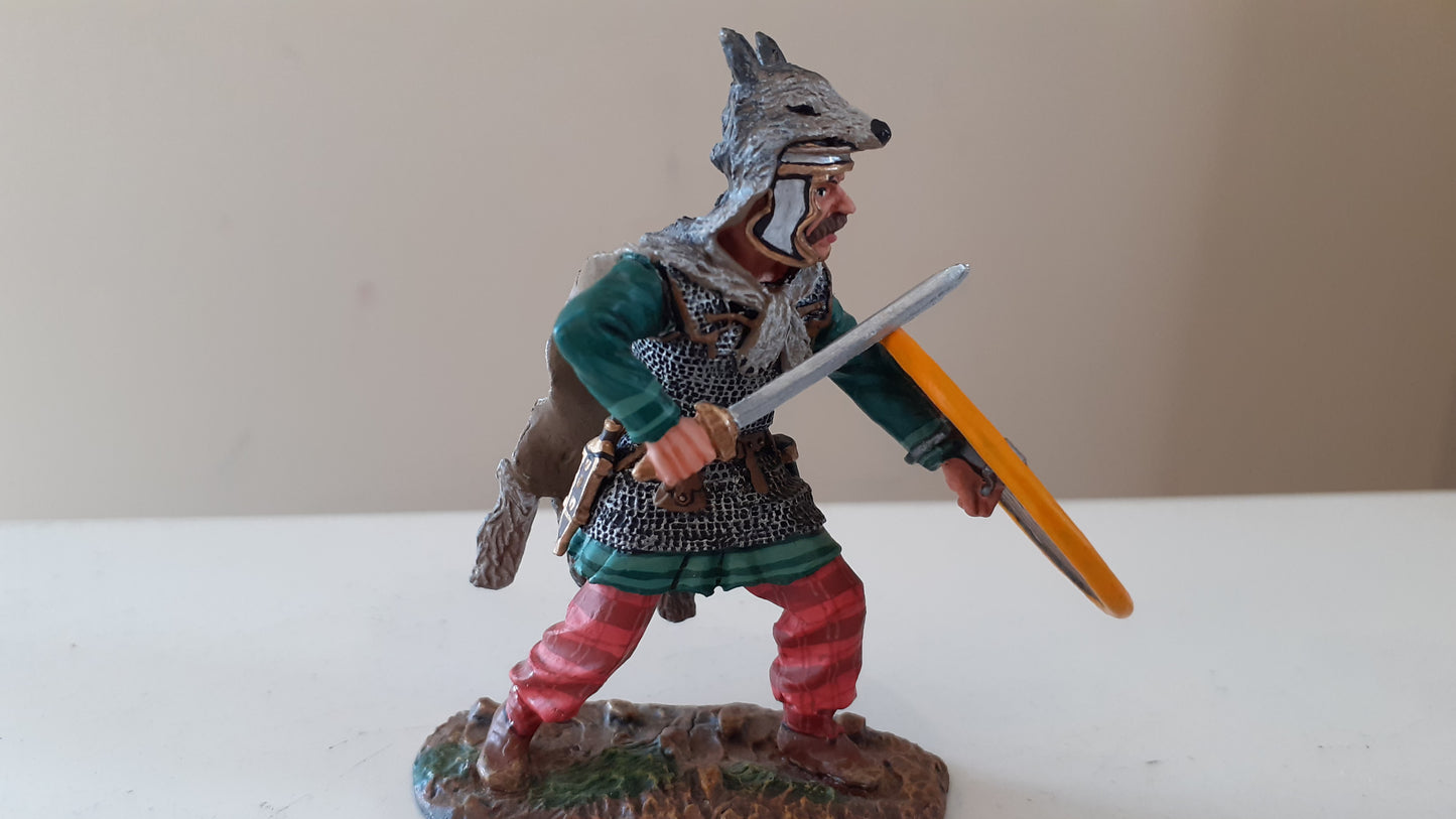 King and country 20f2 romans barbarians wolfshead bar009 bar9 1:30 metal boxed