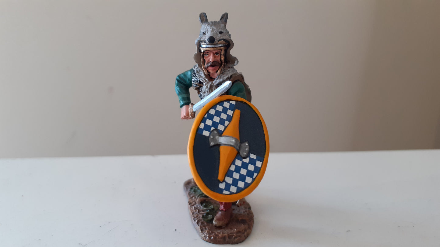 King and country 20f2 romans barbarians wolfshead bar009 bar9 1:30 metal boxed
