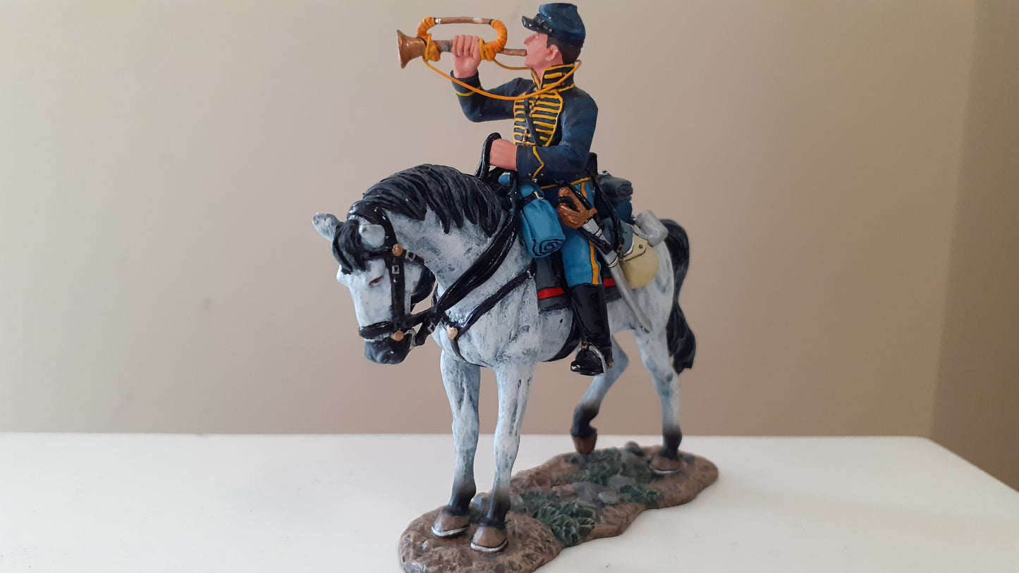 King and country acw union cavalry bugler no box cw060 2010 wdb gb