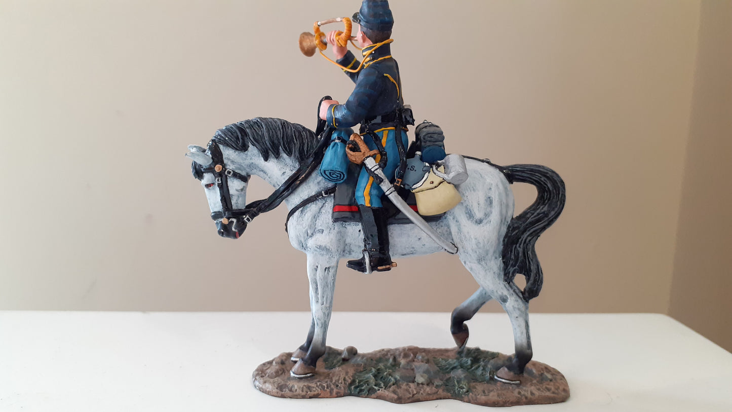 King and country acw union cavalry bugler no box cw060 2010 wdb gb