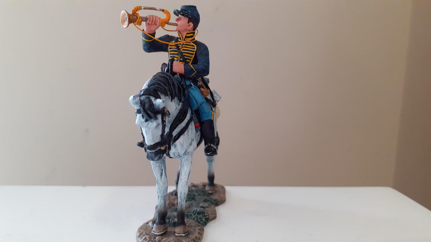 King and country acw union cavalry bugler no box cw060 2010 wdb gb