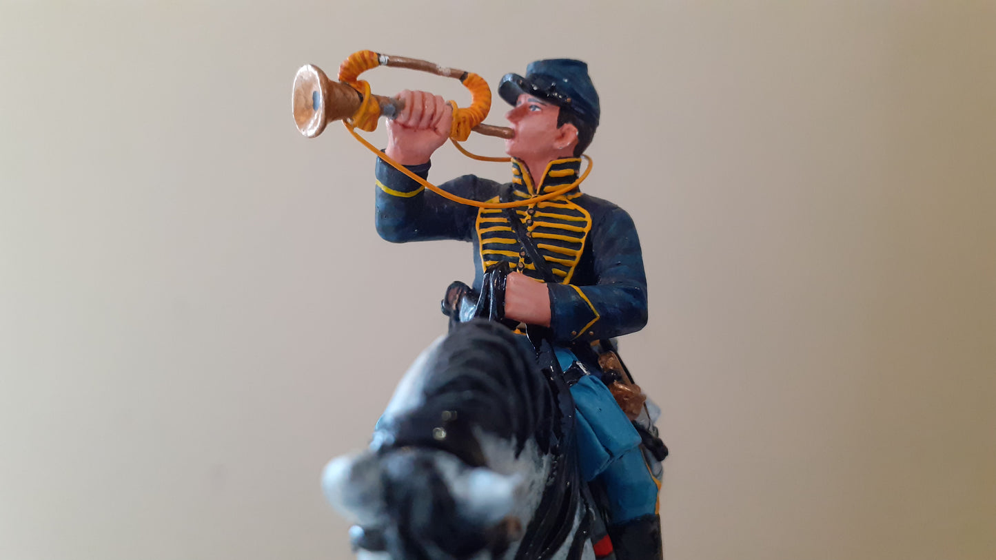 King and country acw union cavalry bugler no box cw060 2010 wdb gb