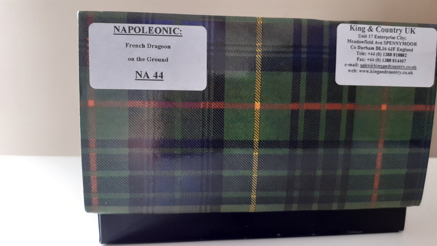King and country Napoleonic french empress dragoon on ground boxed na44 na044 wdb