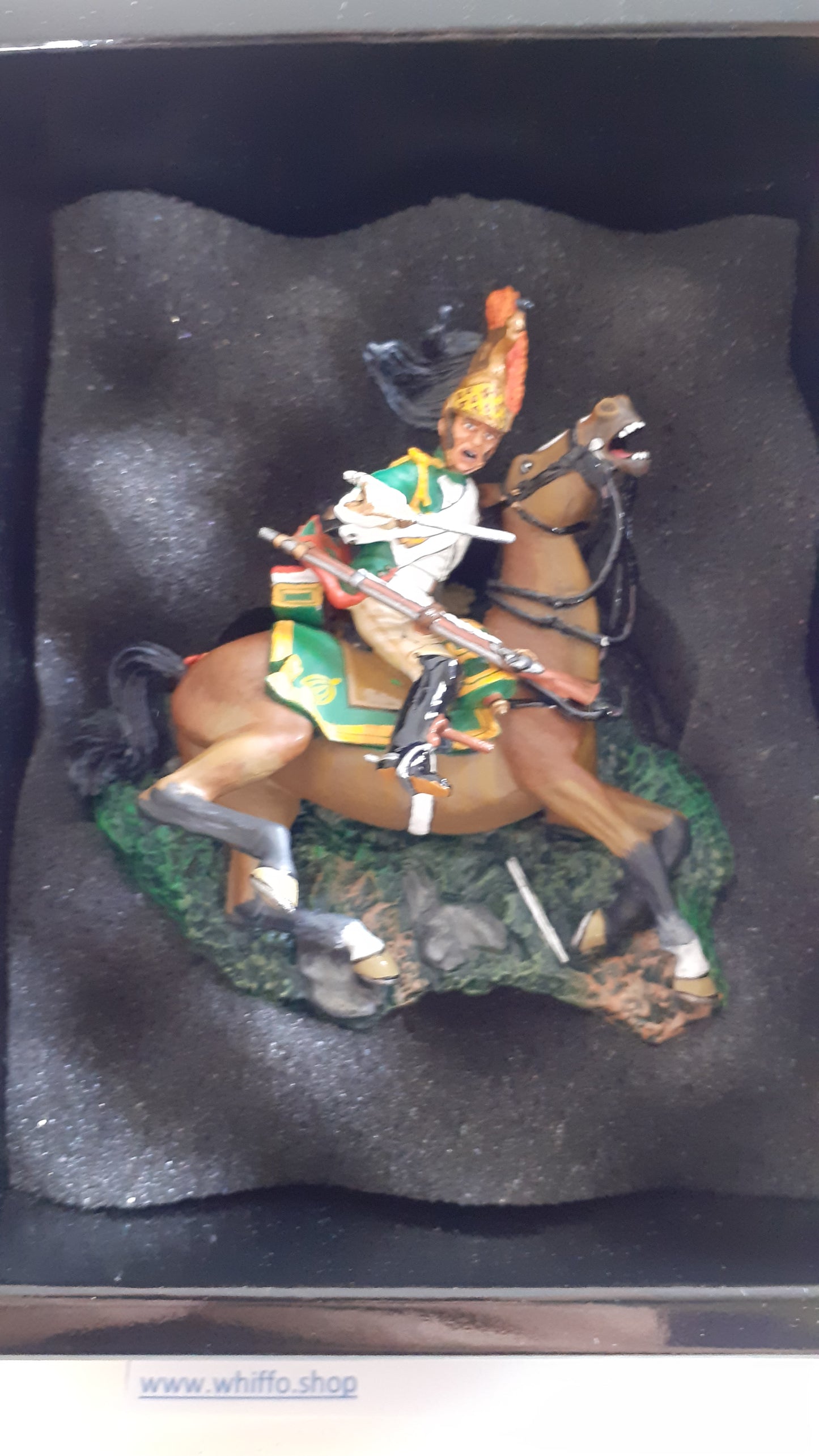King and country Napoleonic french empress dragoon on ground boxed na44 na044 wdb