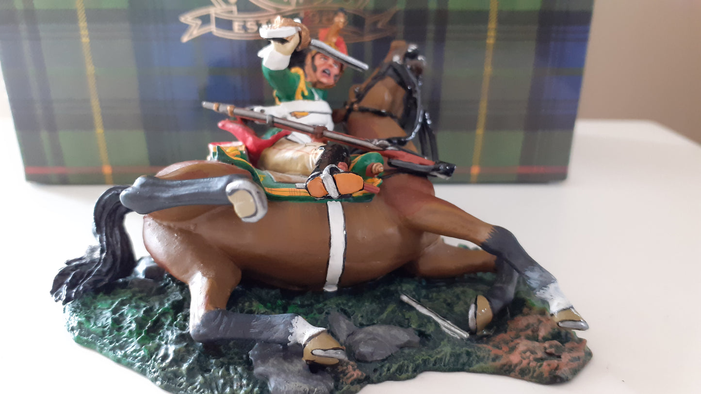 King and country Napoleonic french empress dragoon on ground boxed na44 na044 wdb