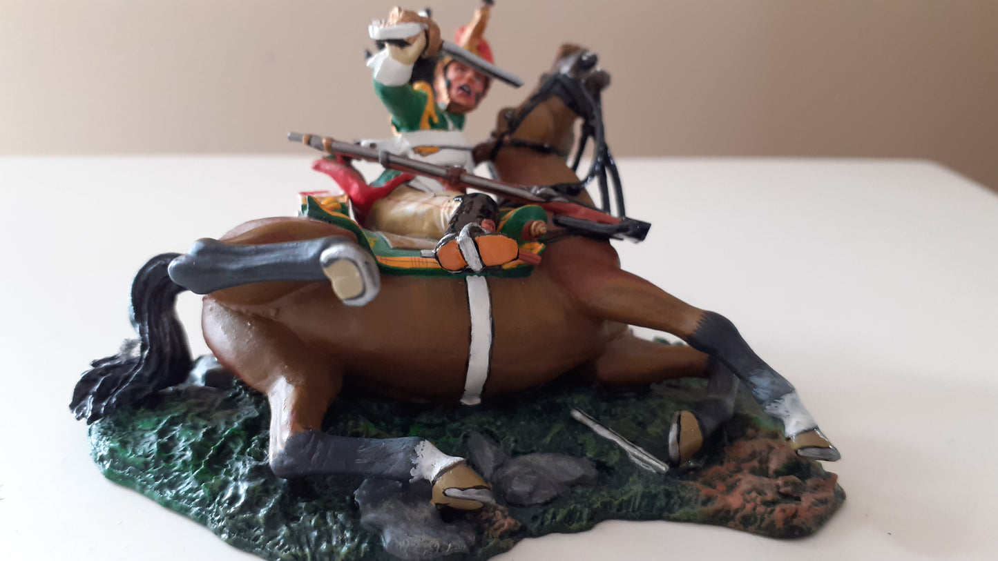 King and country Napoleonic french empress dragoon on ground boxed na44 na044 wdb