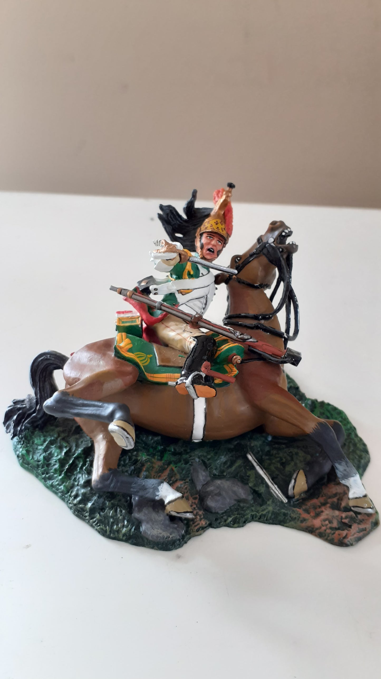 King and country Napoleonic french empress dragoon on ground boxed na44 na044 wdb