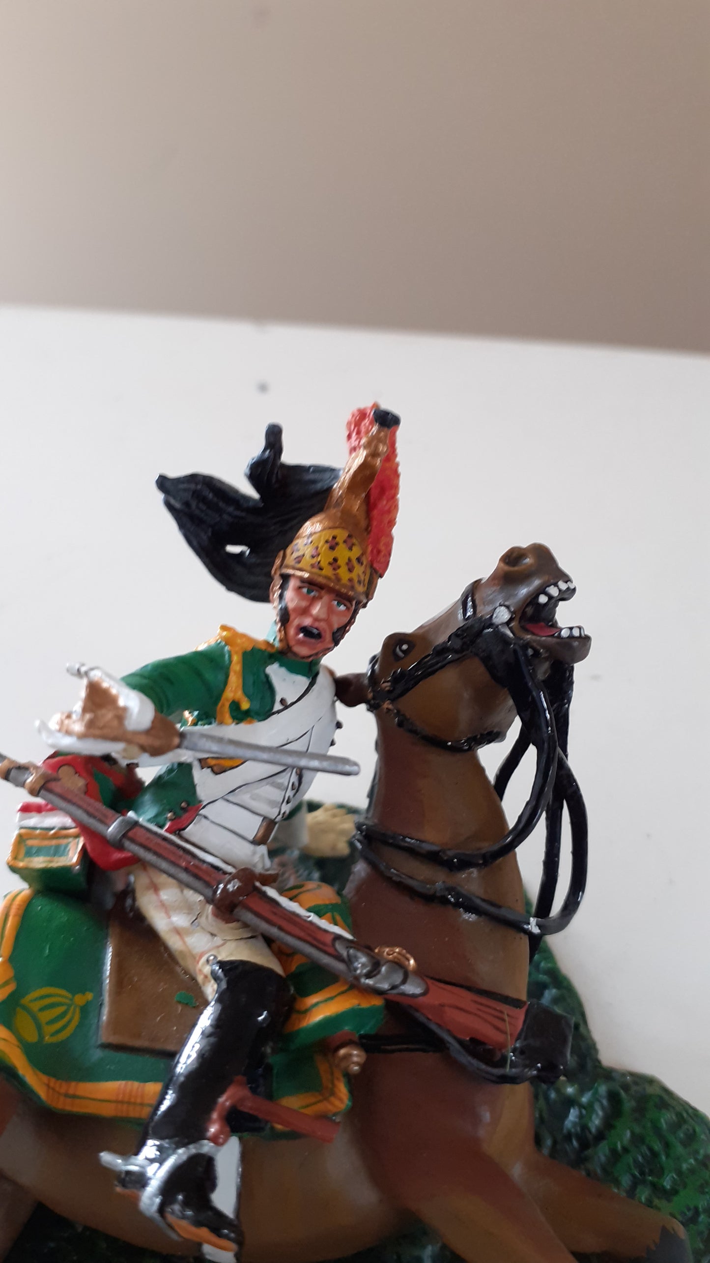 King and country Napoleonic french empress dragoon on ground boxed na44 na044 wdb