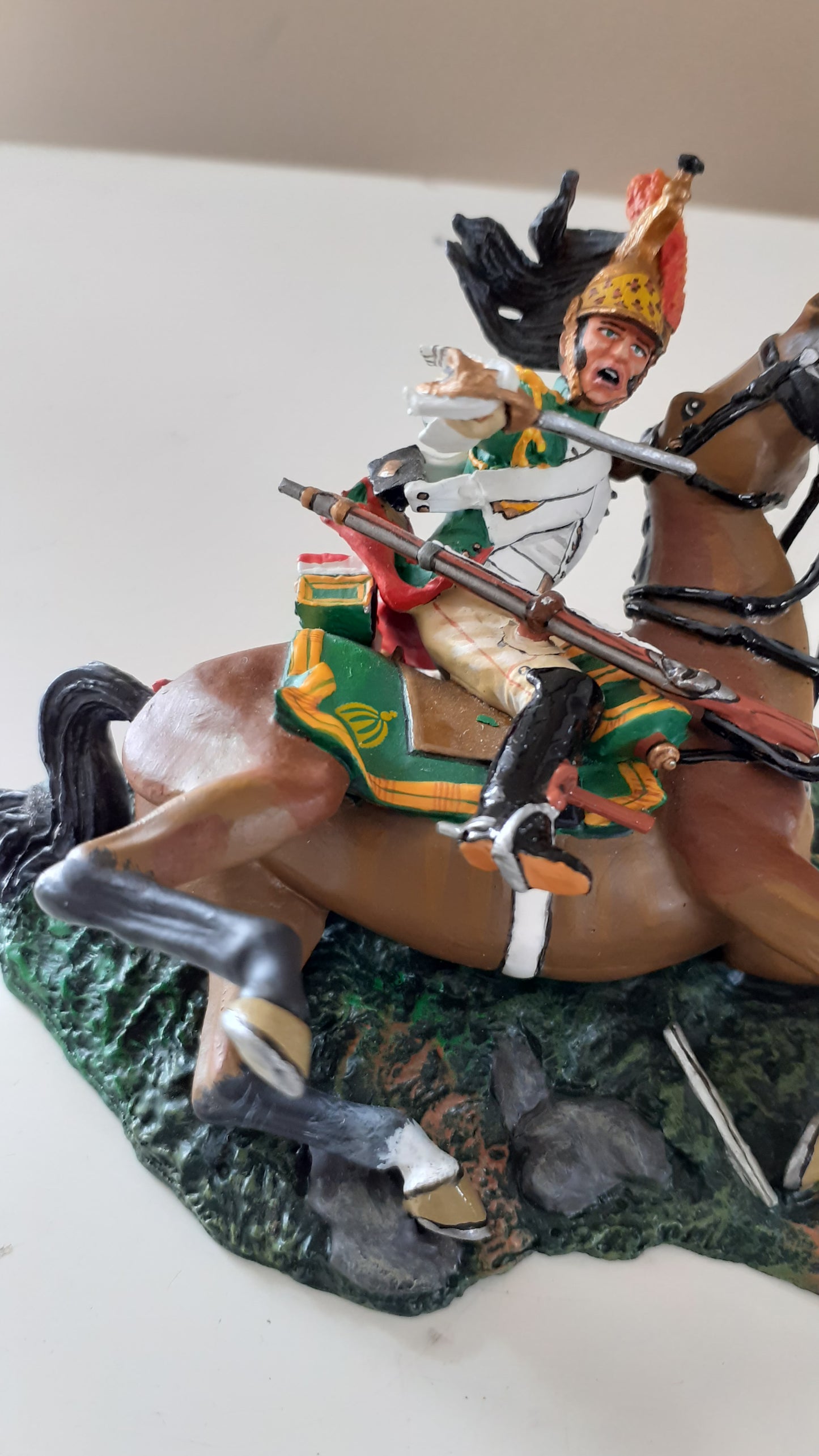 King and country Napoleonic french empress dragoon on ground boxed na44 na044 wdb