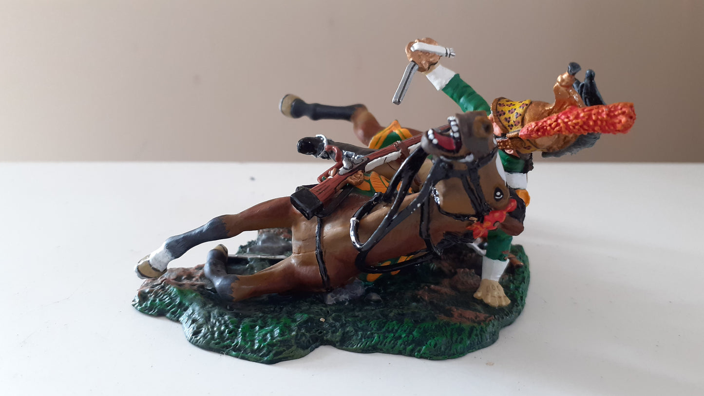 King and country Napoleonic french empress dragoon on ground boxed na44 na044 wdb