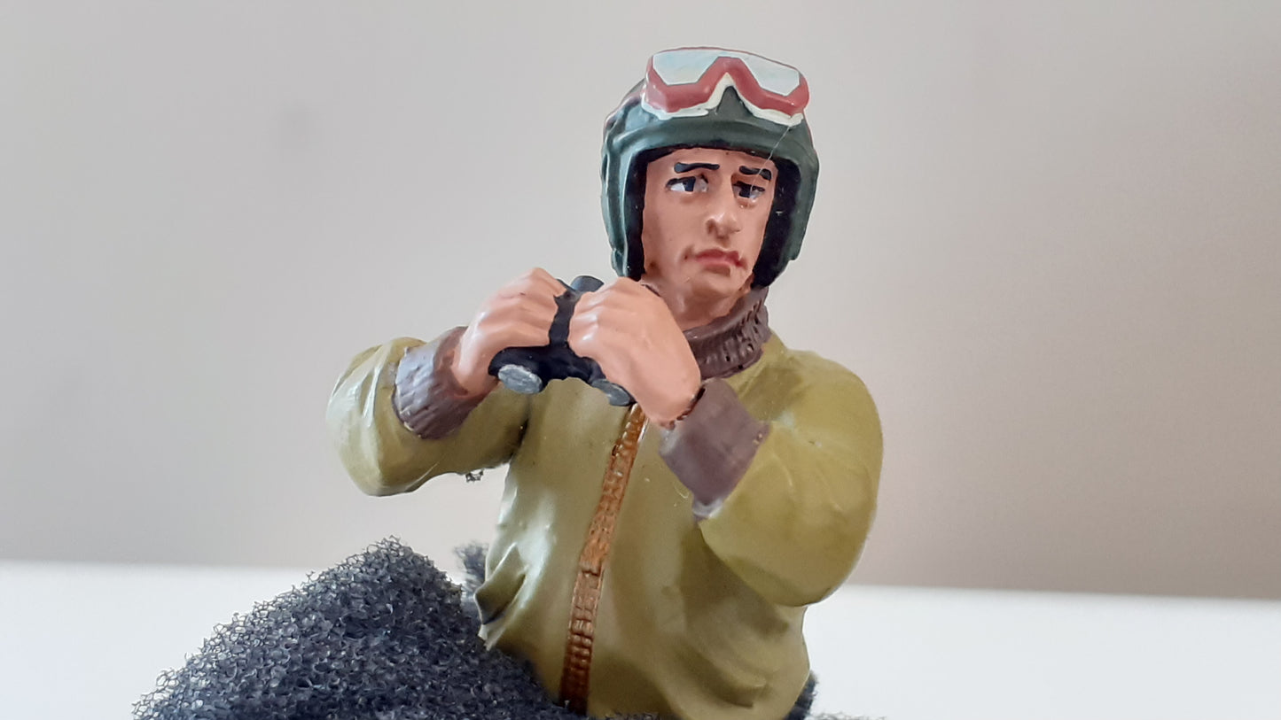 King and country ww2 plastic Sherman Tank Crew Commander No Box 2009 w16