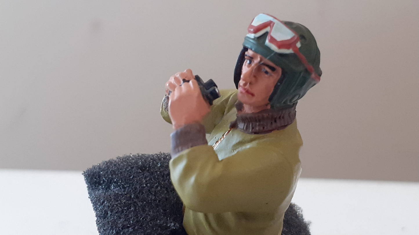 King and country ww2 plastic Sherman Tank Crew Commander No Box 2009 w16