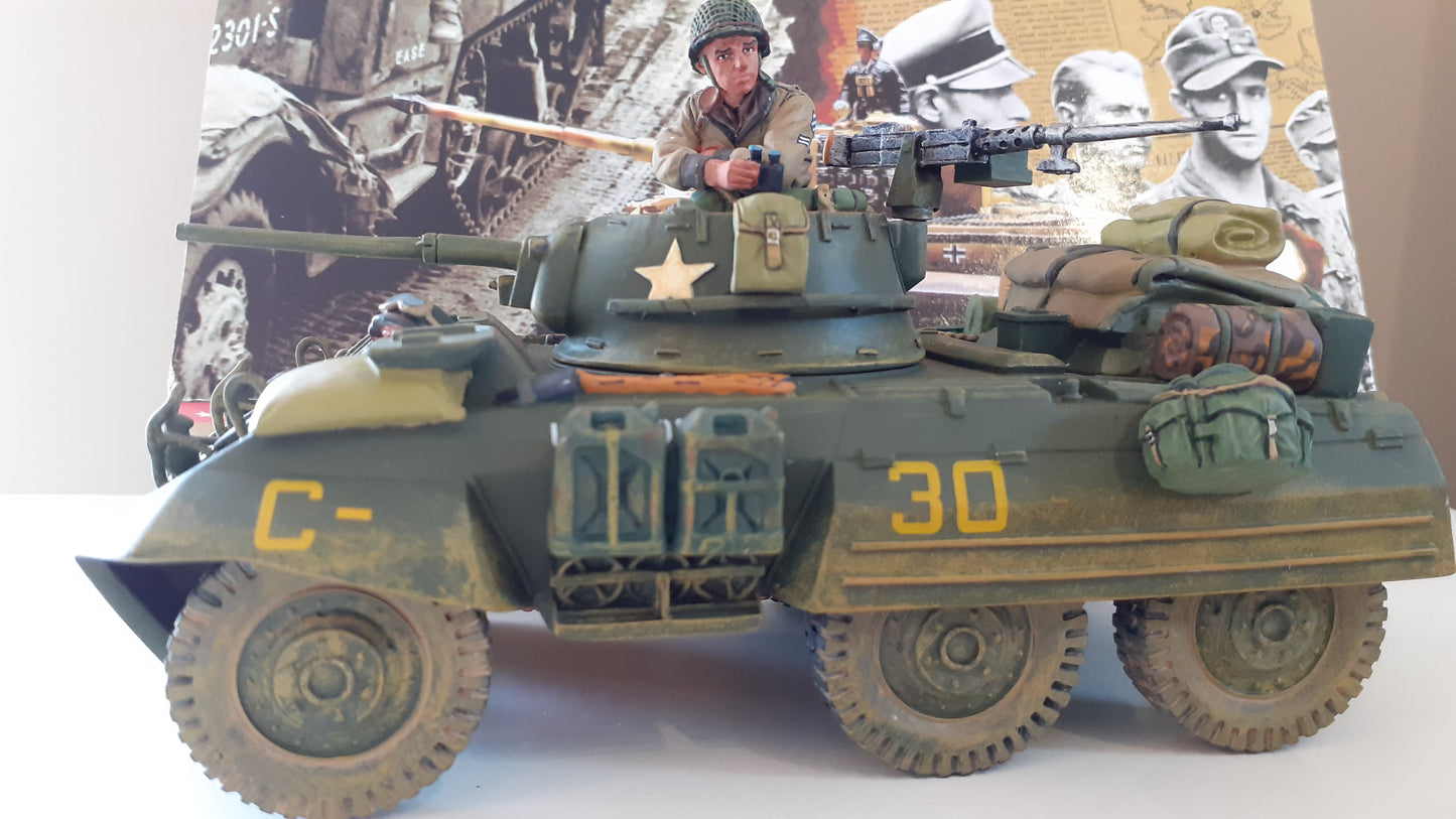 King and country ww2 dd38 dd038 m8 greyhound d-day +4 figs boxed wdb