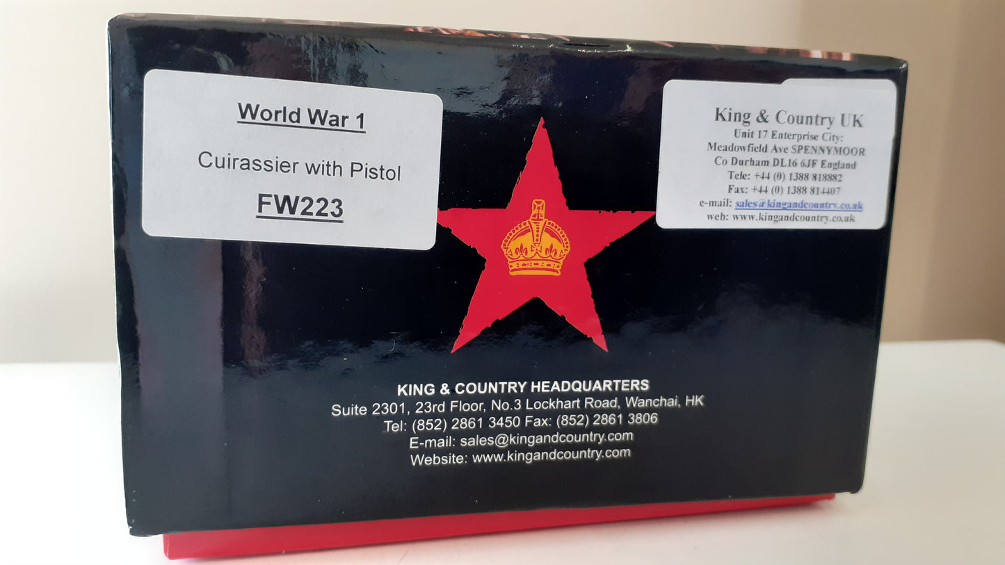 King and country Ww1 French Cuirassier mounted cavalry boxed 1:30 wrdb Fw223