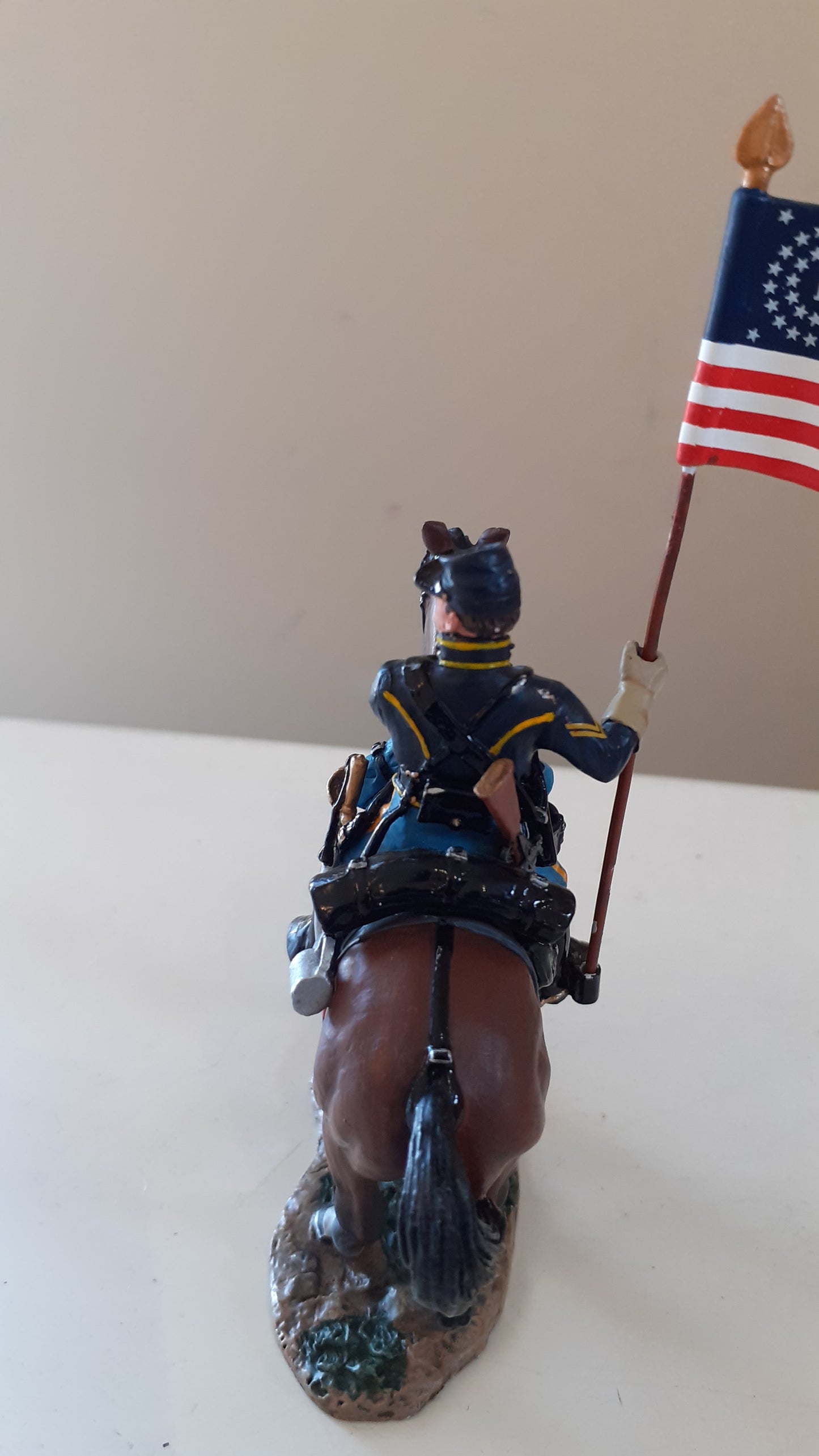 King and country acw Union Guidon Flag mounted cavalry boxed 1:30 wrdb cw59