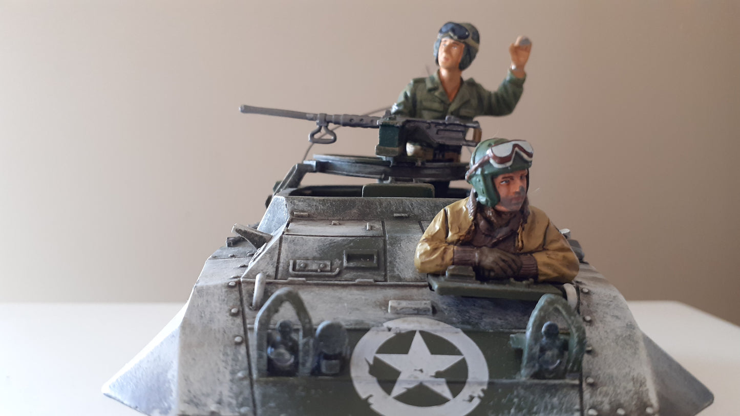 King and country Ww2 us army M8 Armoured Car tank 2013 1:30 Bba027 Bba27 wdb
