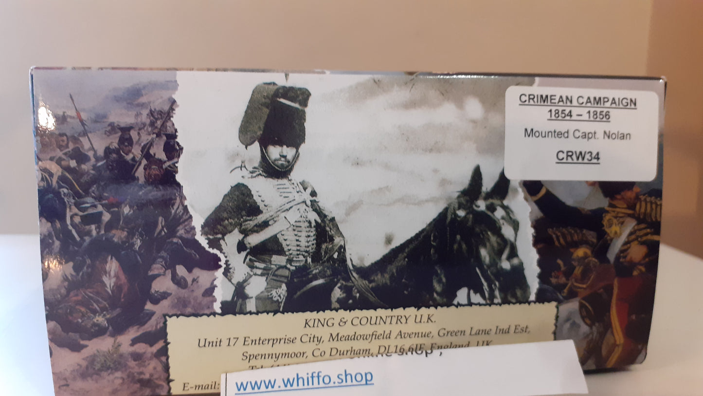 King and country crimean war crw34 Crw034 Captain Nolan Light Brigade boxed Wb