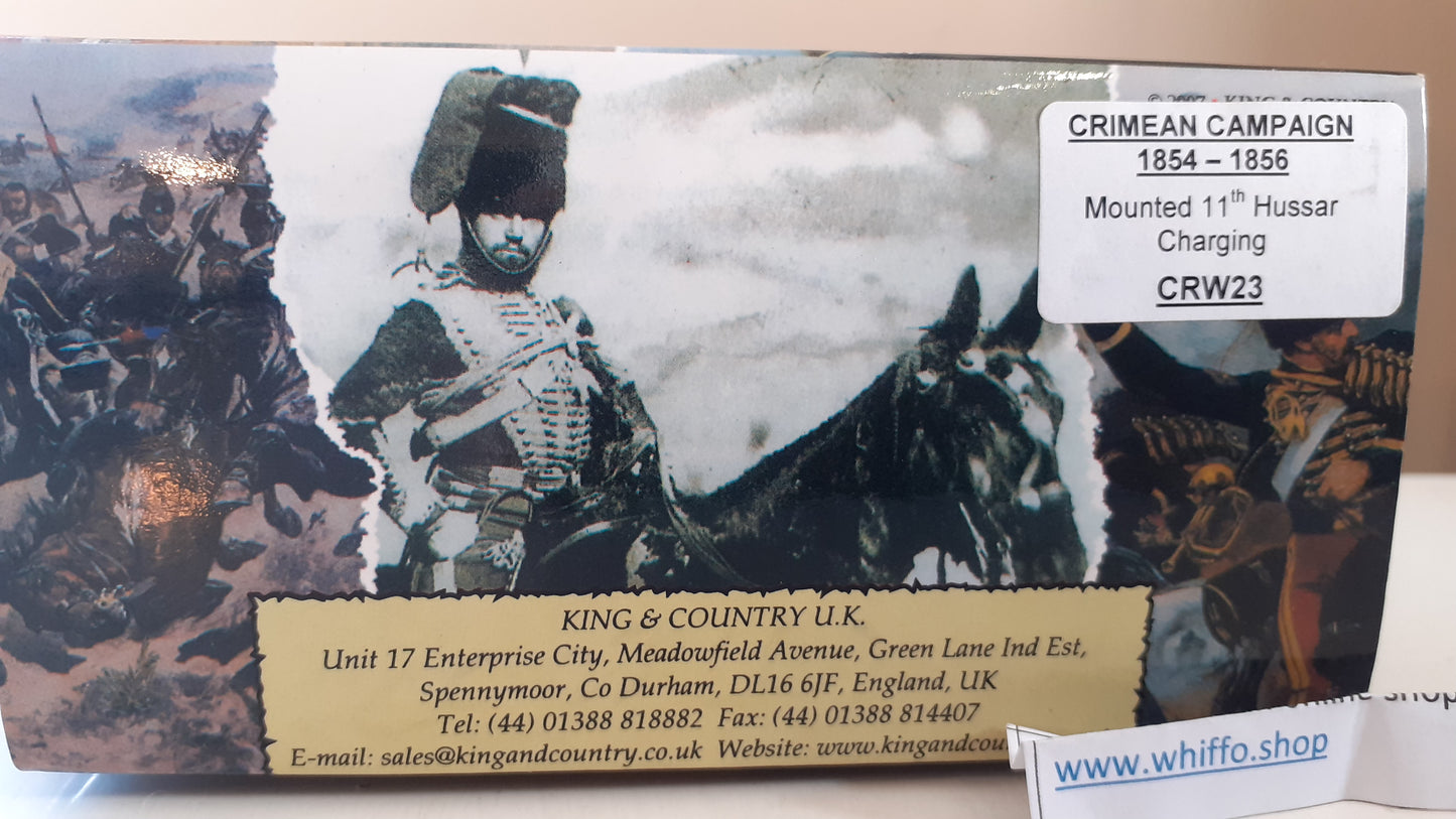 King and country crimean war crw23 Crw023 11th Hussars Light Brigade boxed Wb