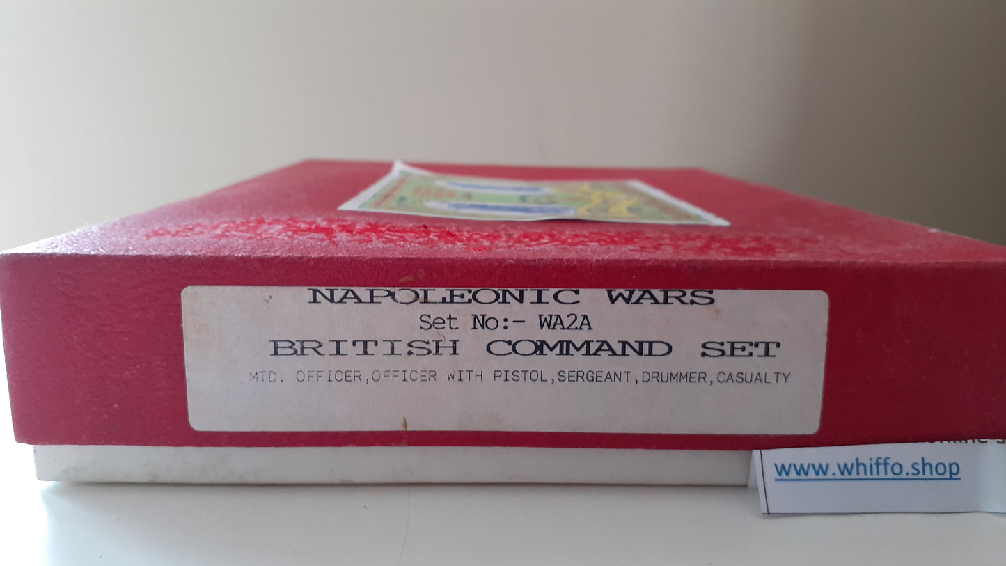 early trophy miniatures 1991 Napoleonic Waterloo Wa2a British Command 1:32