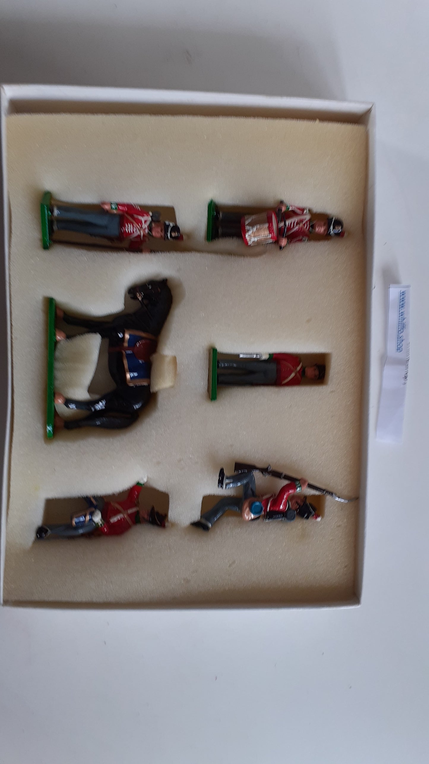 early trophy miniatures 1991 Napoleonic Waterloo Wa2a British Command 1:32