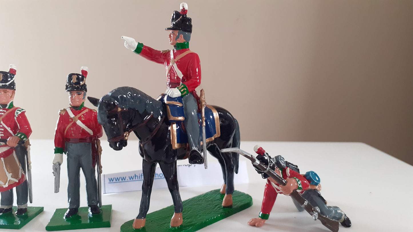 early trophy miniatures 1991 Napoleonic Waterloo Wa2a British Command 1:32