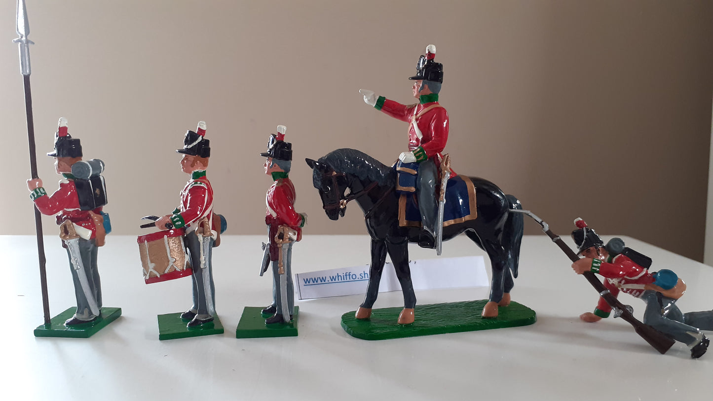 early trophy miniatures 1991 Napoleonic Waterloo Wa2a British Command 1:32