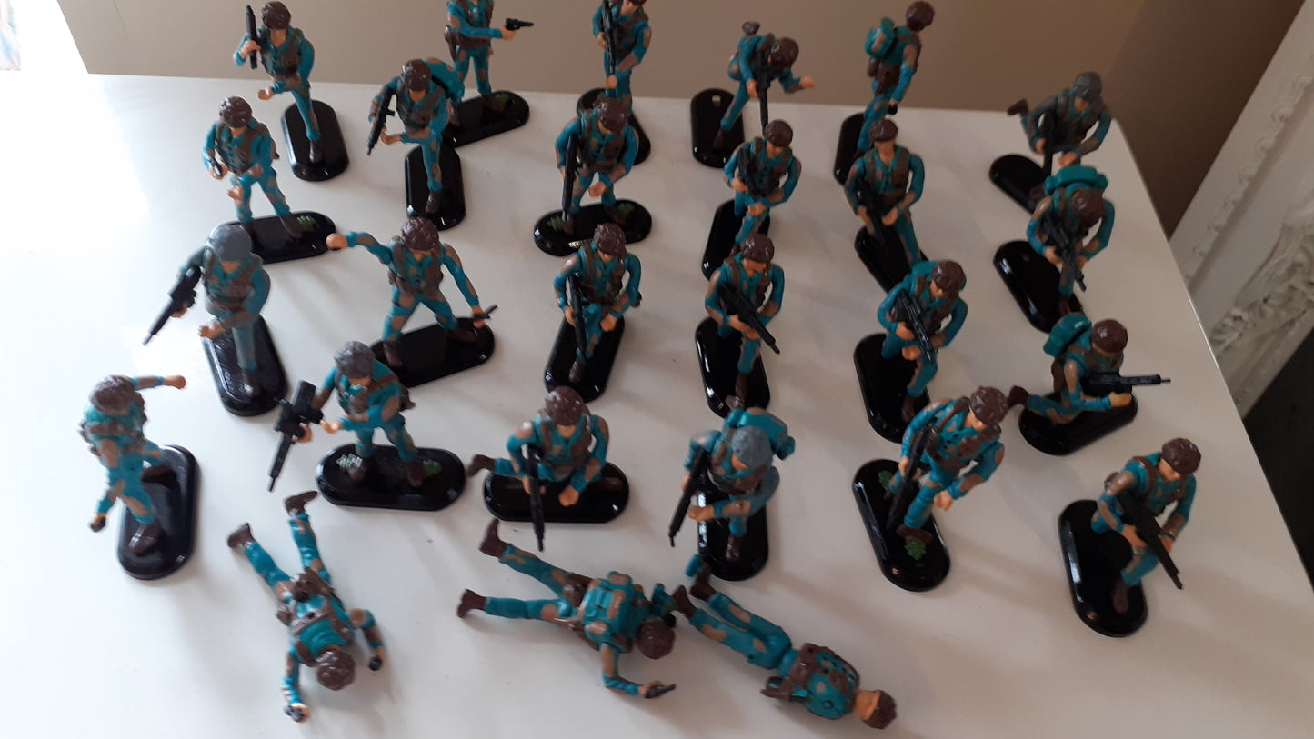 Britains deetail ww2 task force poseable 27 blue Figures 1992 1:32 B1