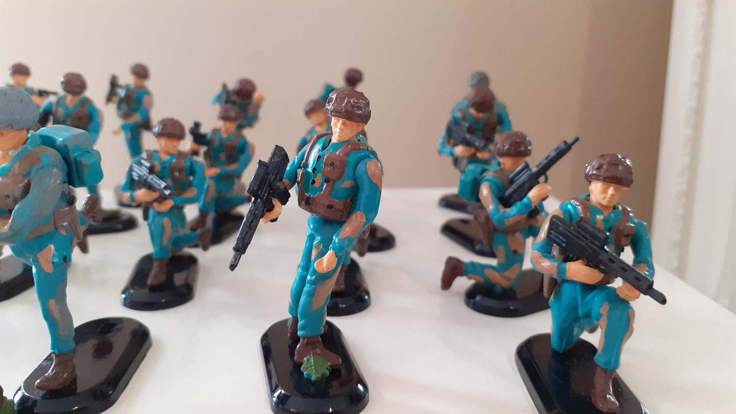Britains deetail ww2 task force poseable 27 blue Figures 1992 1:32 B1