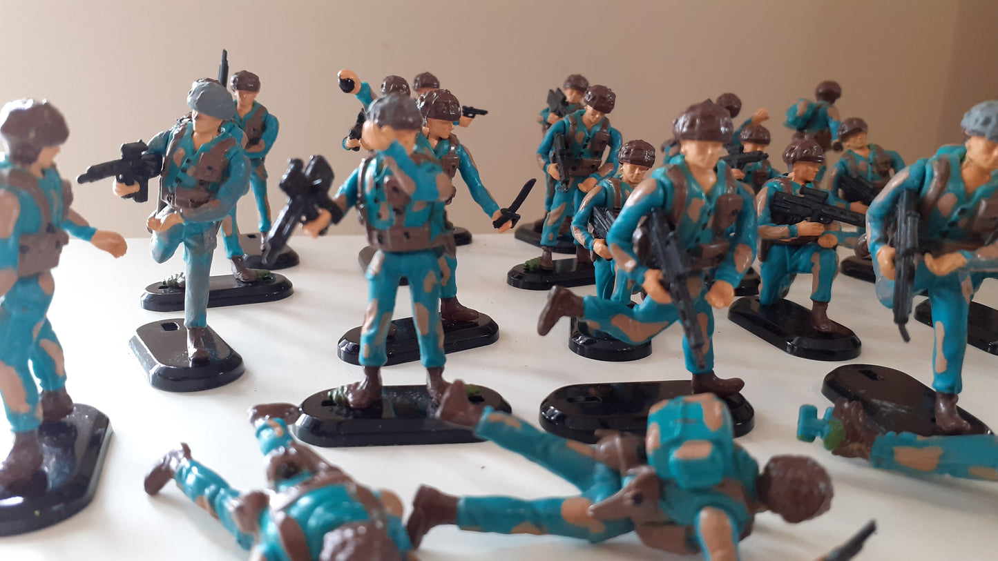 Britains deetail ww2 task force poseable 27 blue Figures 1992 1:32 B1