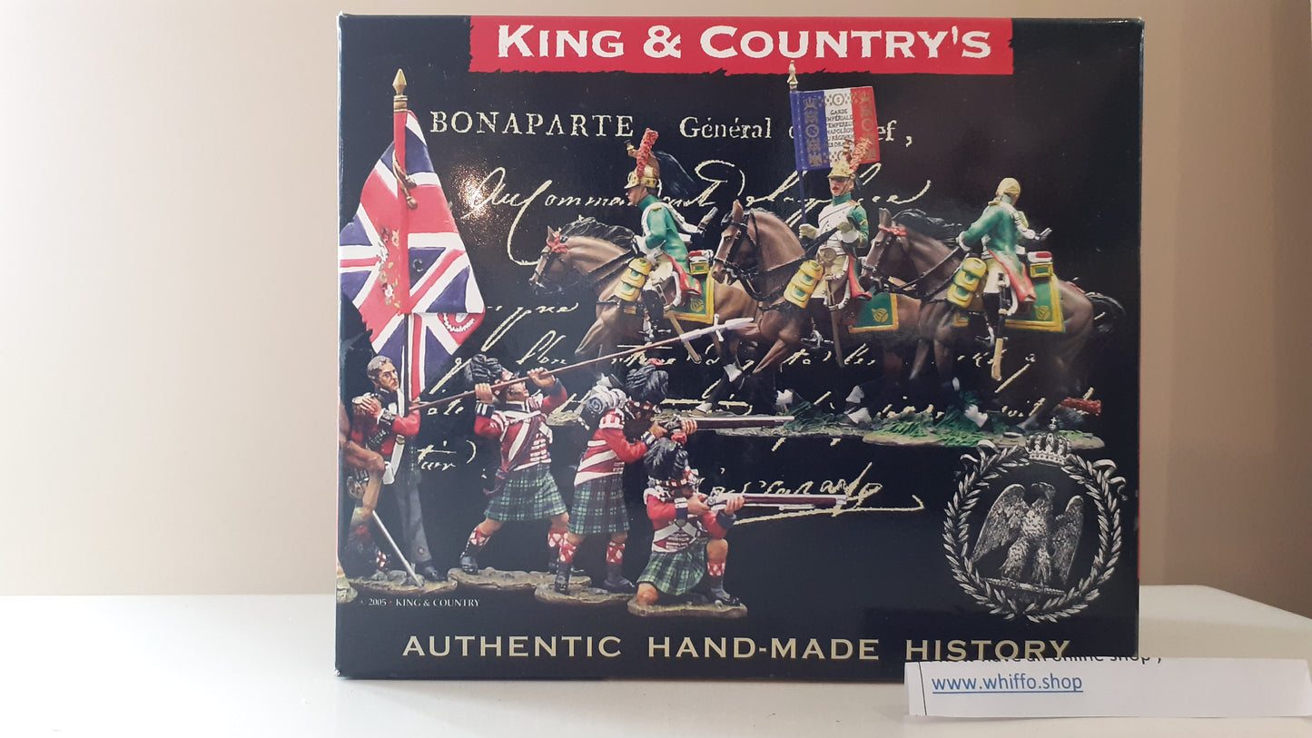 King and country Na162 Dutch Lancer bugler Napoleonic Waterloo box Wb