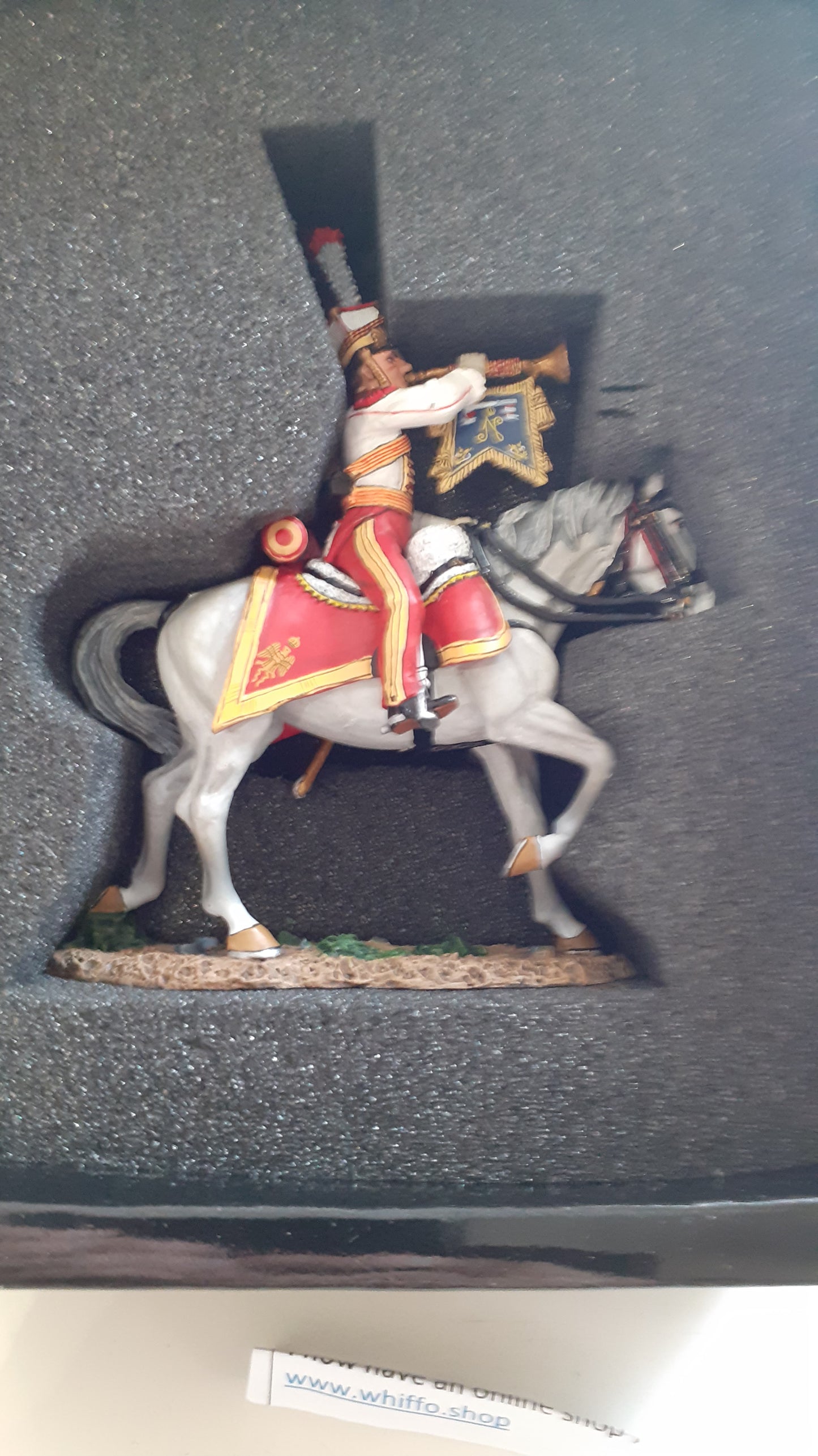 King and country Na162 Dutch Lancer bugler Napoleonic Waterloo box Wb