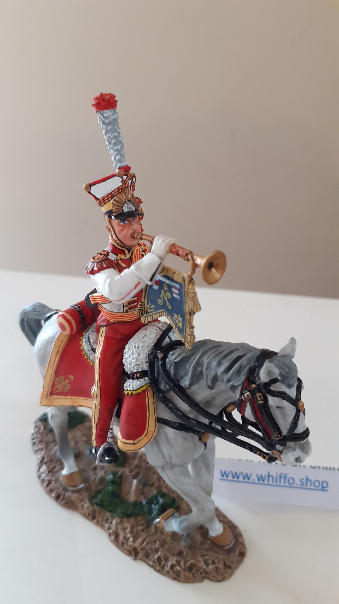 King and country Na162 Dutch Lancer bugler Napoleonic Waterloo box Wb