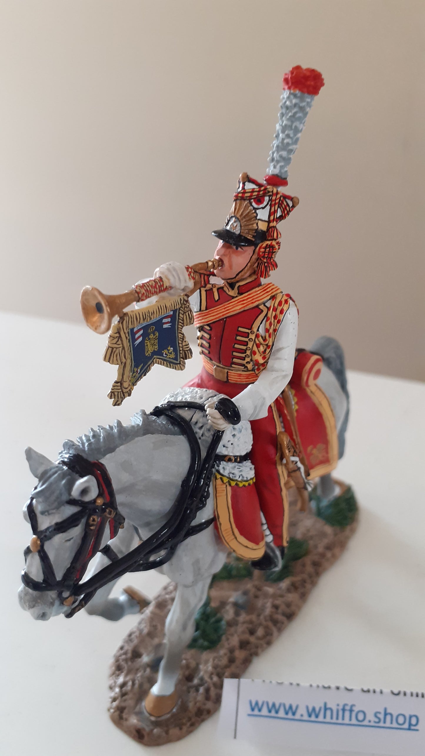 King and country Na162 Dutch Lancer bugler Napoleonic Waterloo box Wb