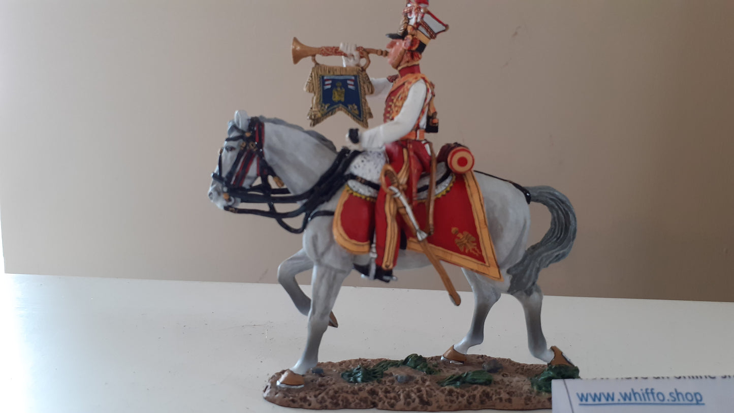 King and country Na162 Dutch Lancer bugler Napoleonic Waterloo box Wb