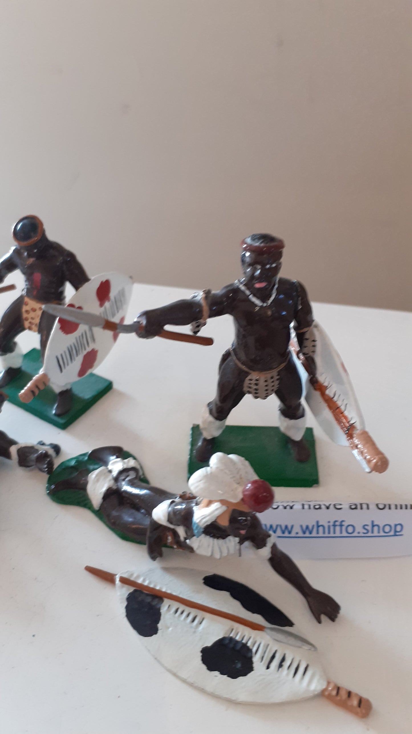 early trophy miniatures 1991 zulu War Wounded Zulus Zs28a 1:32 metal Wdb