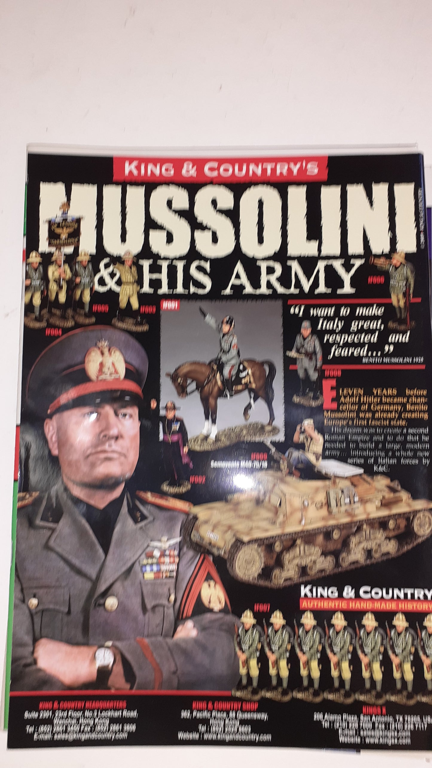 King and country Toy Soldier Magazine 2009 Oct Nov Dec 139 138 137 3 Mags