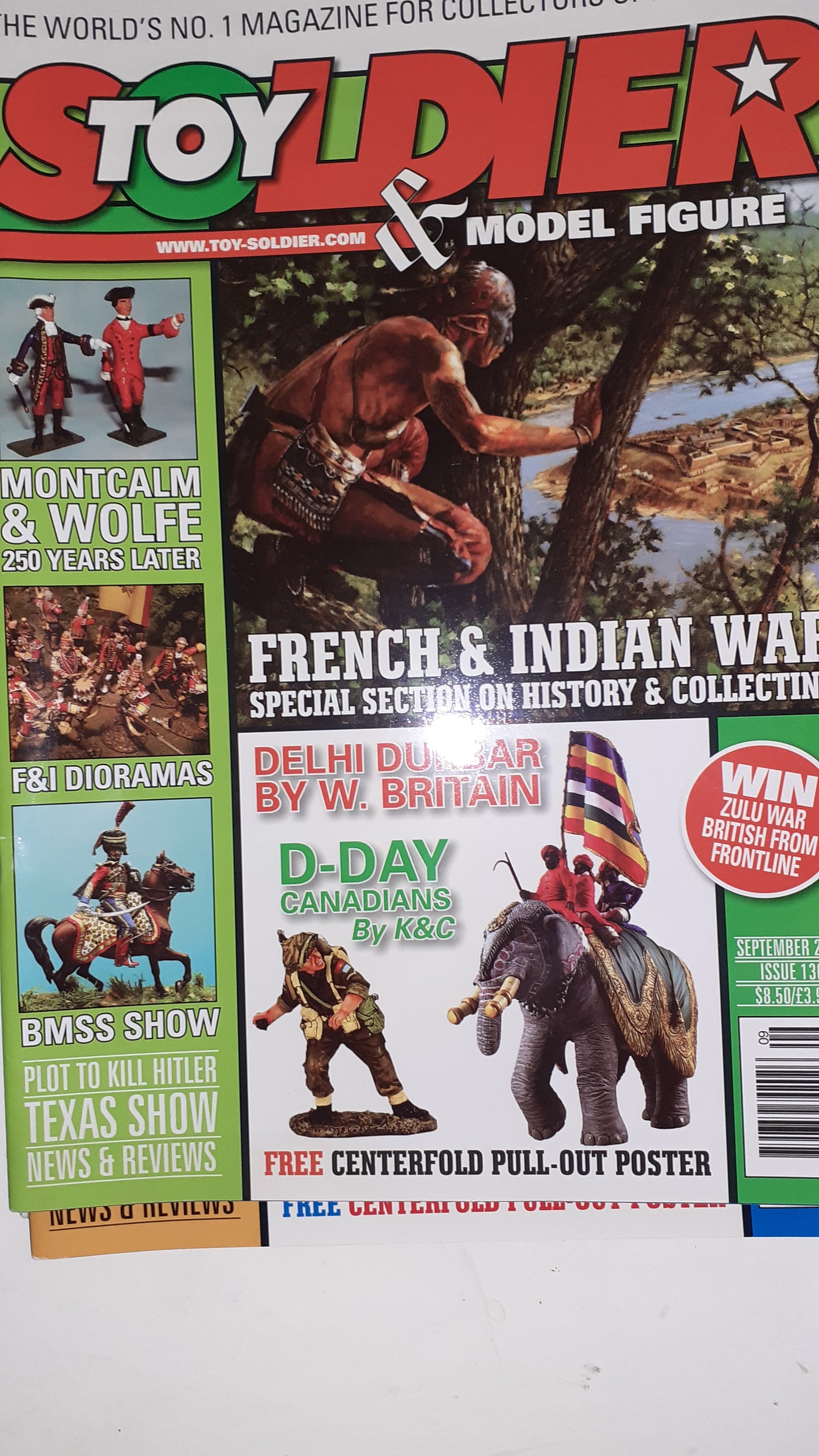 King and country Toy Soldier Magazine 2009 3 mags sep aug jul 136 135 134 s7 s
