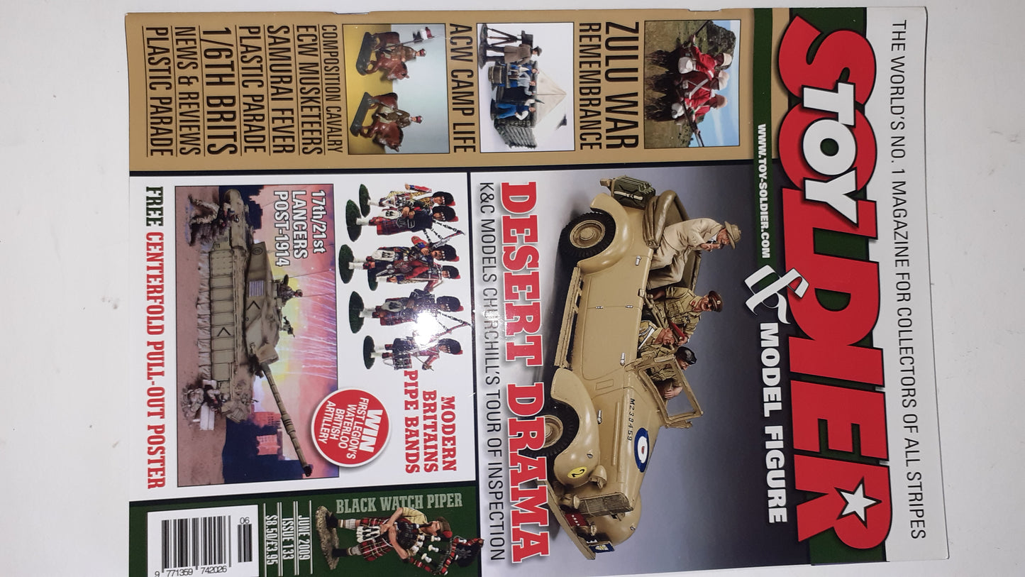 King and country Toy Soldier Magazine 3 Mags 2009 Jun May apr 133 132 131 S7