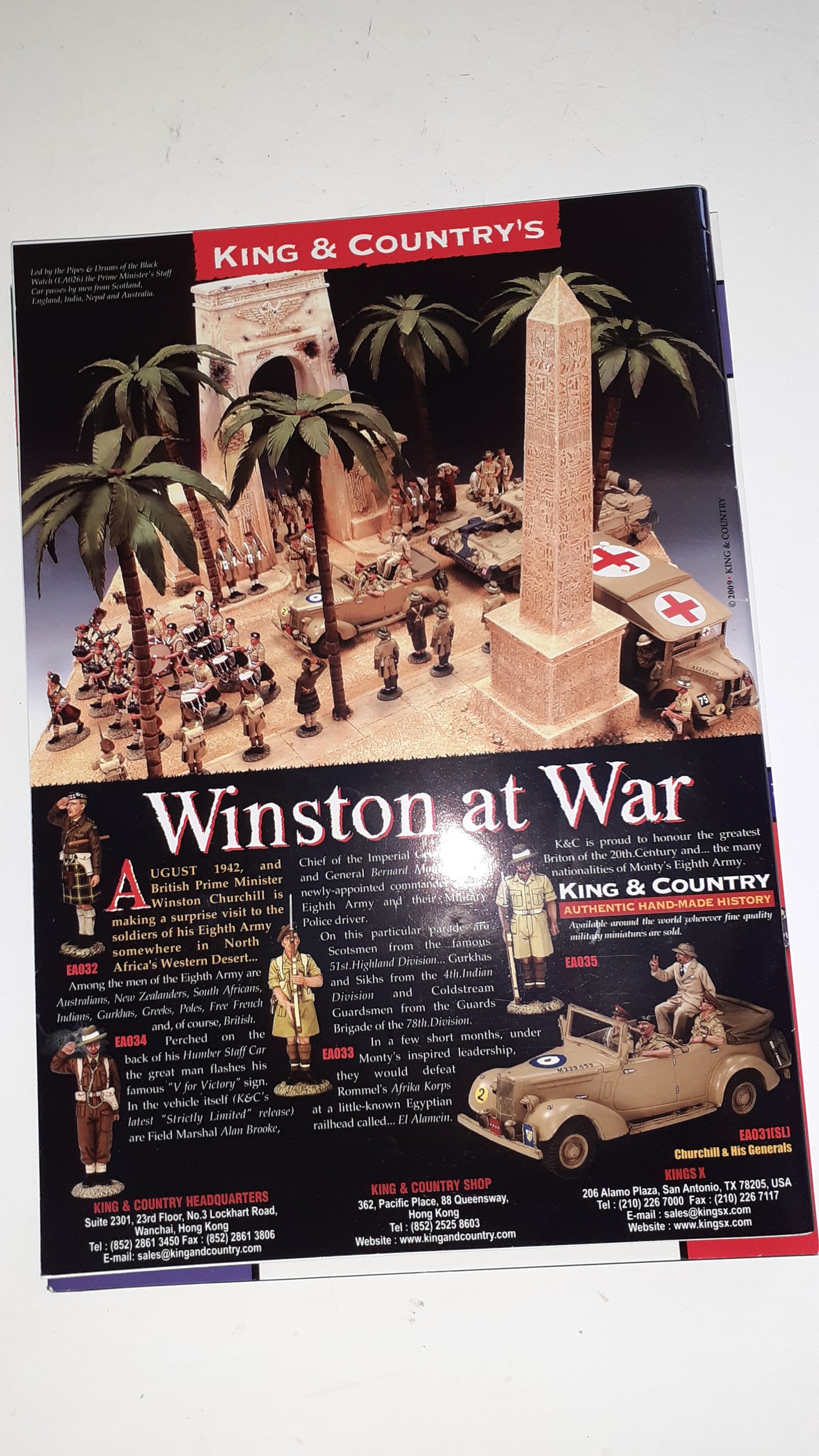 King and country Toy Soldier Magazine 3 Mags 2009 Jun May apr 133 132 131 S7