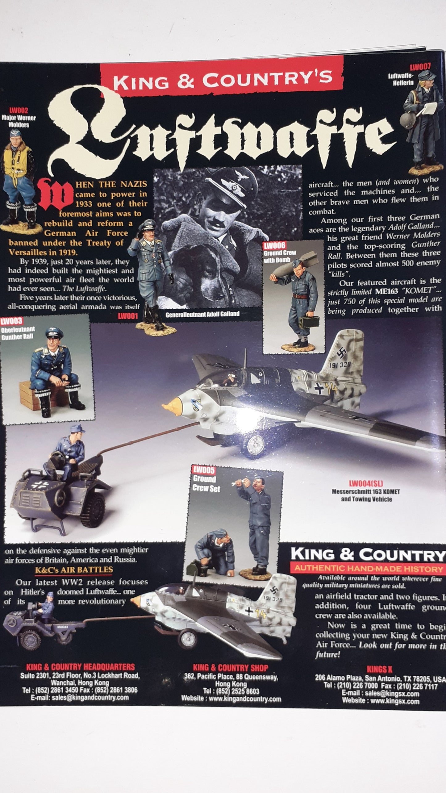 King and country Toy Soldier Magazine 3 Mags 2009 Mar Feb Jan 130 129 128 S7