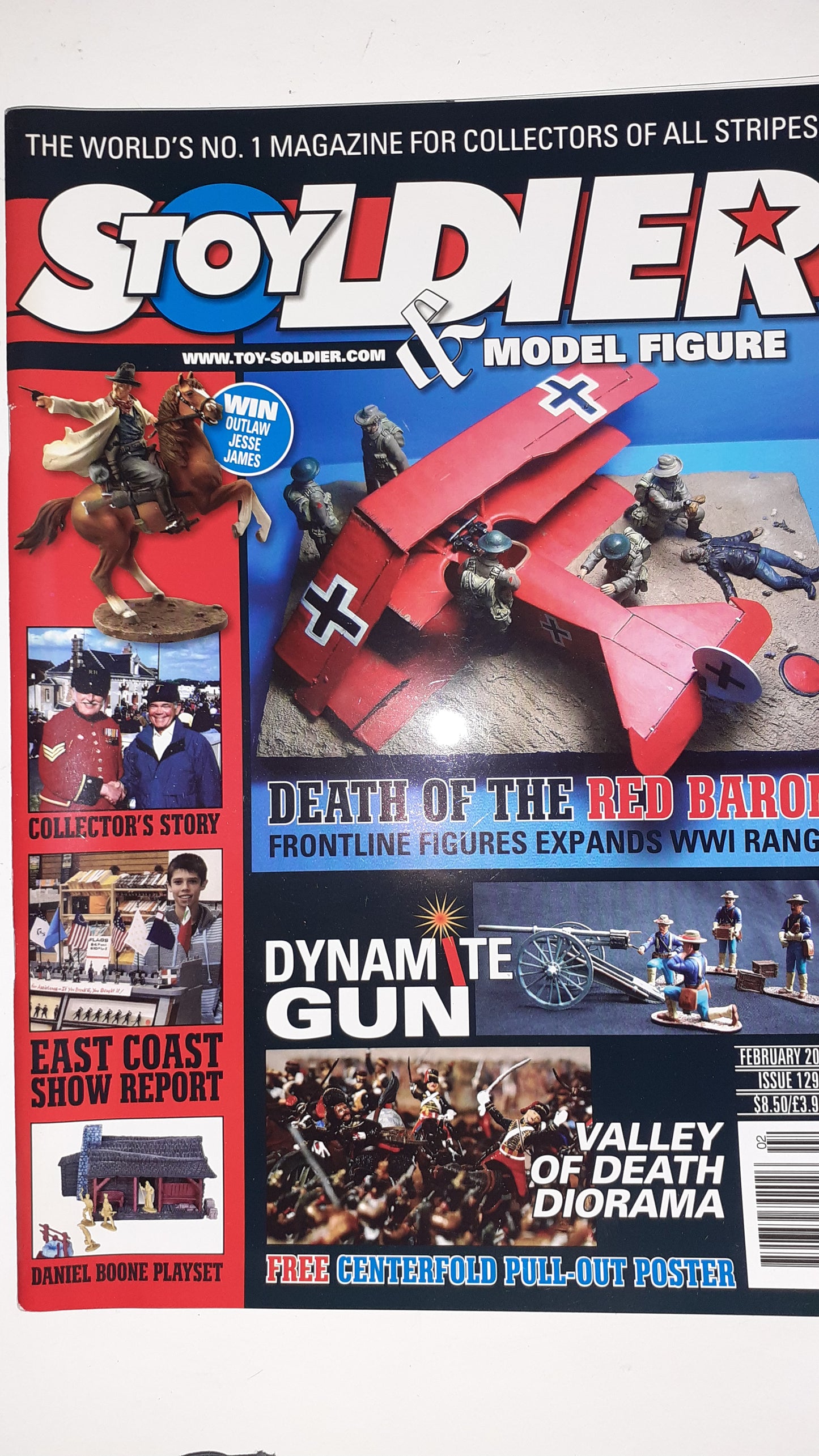 King and country Toy Soldier Magazine 3 Mags 2009 Mar Feb Jan 130 129 128 S7