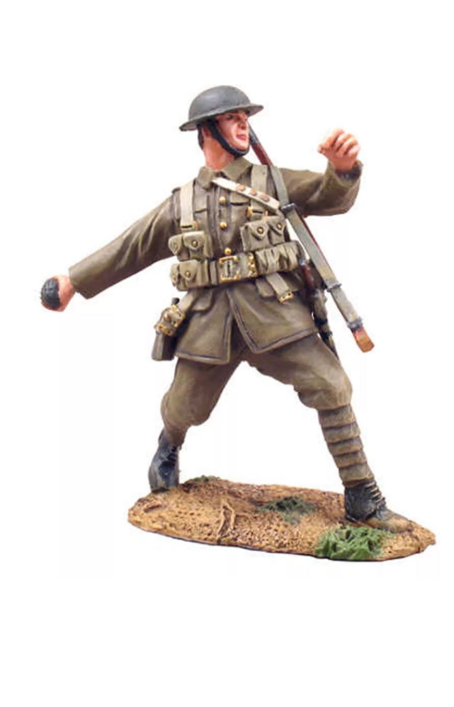 Britains 23013 Ww1 British Infantry Grenade Throwing 1:32 2009 boxed B11