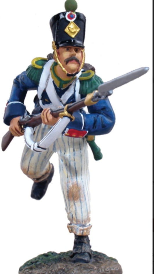 Britains Napoleonic Waterloo 36003 French Light Infantry Voltigeur Boxed B5
