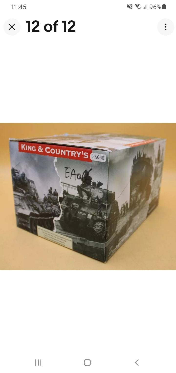 King and country ww2 Ea66 ea066 8th army Desert Dingo Daimler Tank boxed 2012 s584