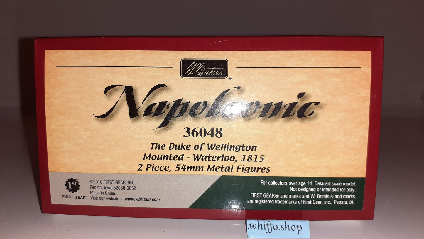 Britains 36048 2010 Duke Of Wellington Waterloo Napoleonic 1:32 metal boxd S8b for sale